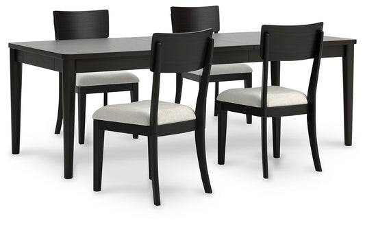 Portdown Dining Table and 4 Chairs