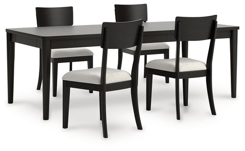 Portdown Dining Table and 4 Chairs