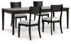 Portdown Dining Table and 4 Chairs