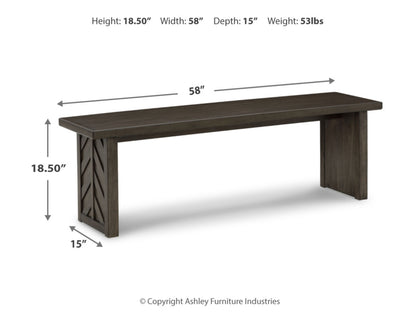 Arkenton 58" Dining Bench