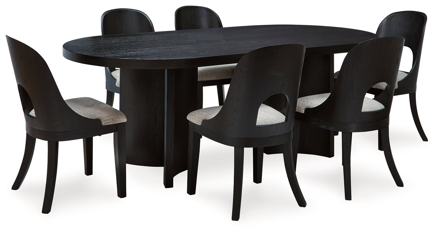 Rowanbeck 6-Seater Dining Set