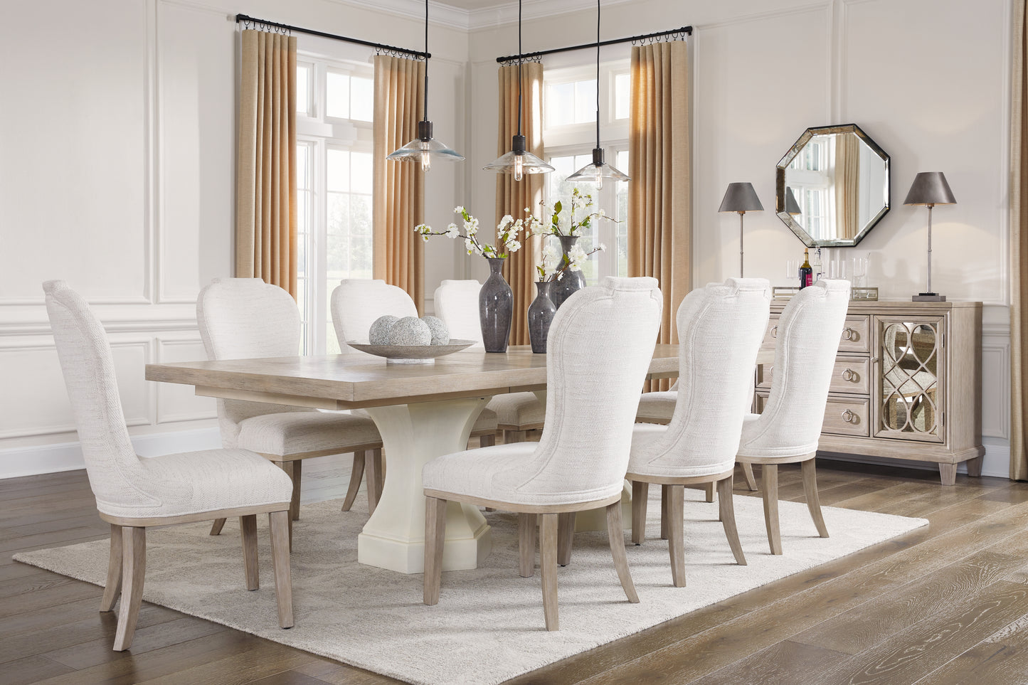 Jorlaina 9-Piece Dining Package