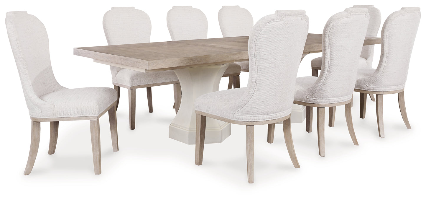 Jorlaina 9-Piece Dining Package