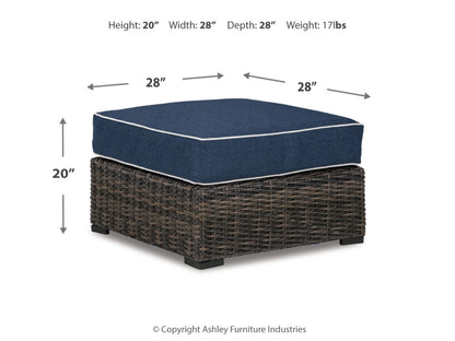 Grasson Lane Ottoman with Cushion