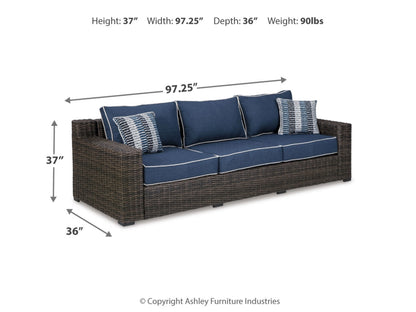 Grasson Lane Sofa with Cushion