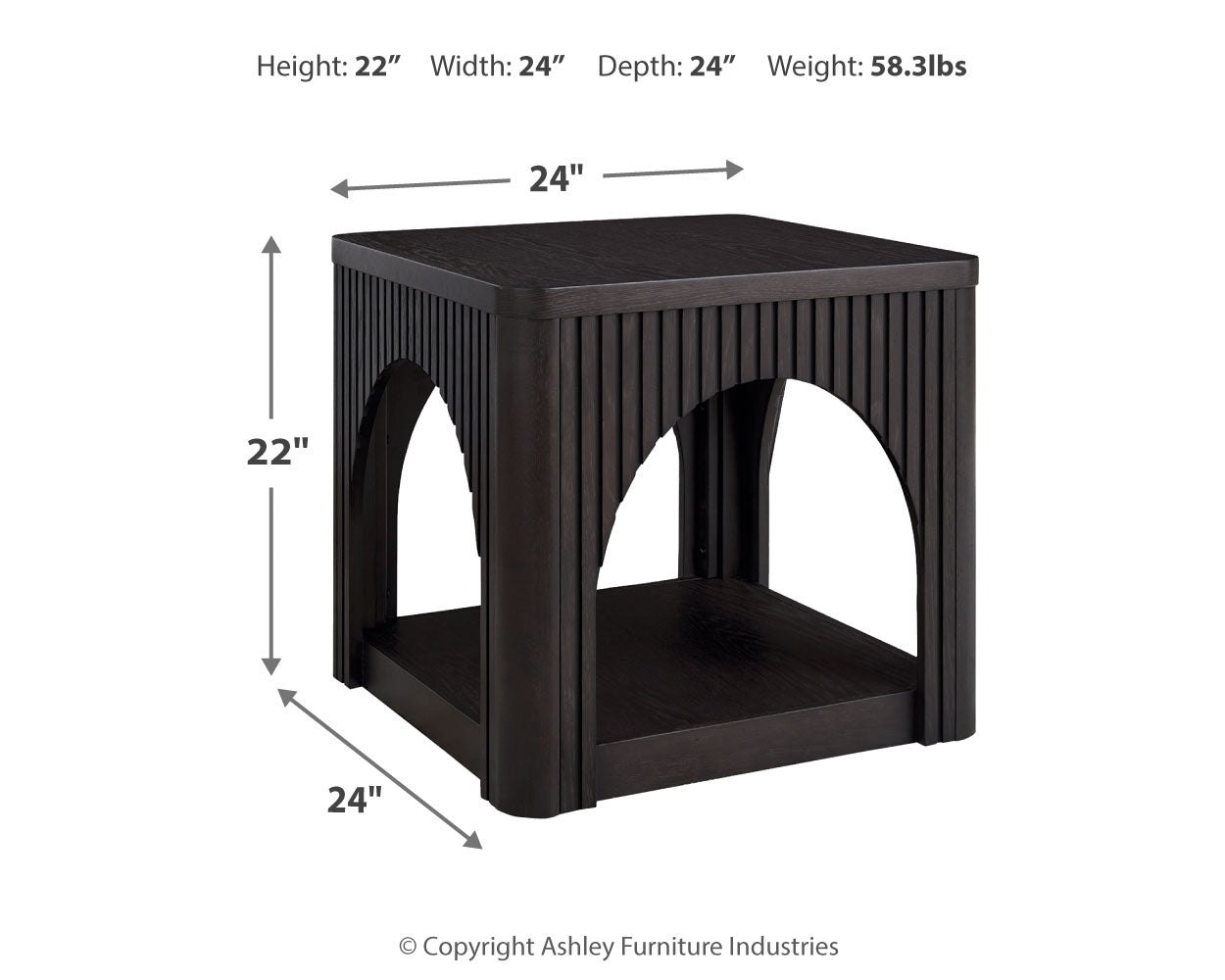 Yellink End Table