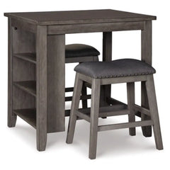 Caitbrook Counter Height Dining Table and Bar Stools (Set of 3)