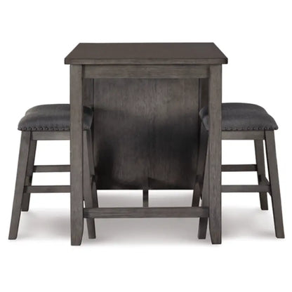 Caitbrook Counter Height Dining Table and Bar Stools (Set of 3)