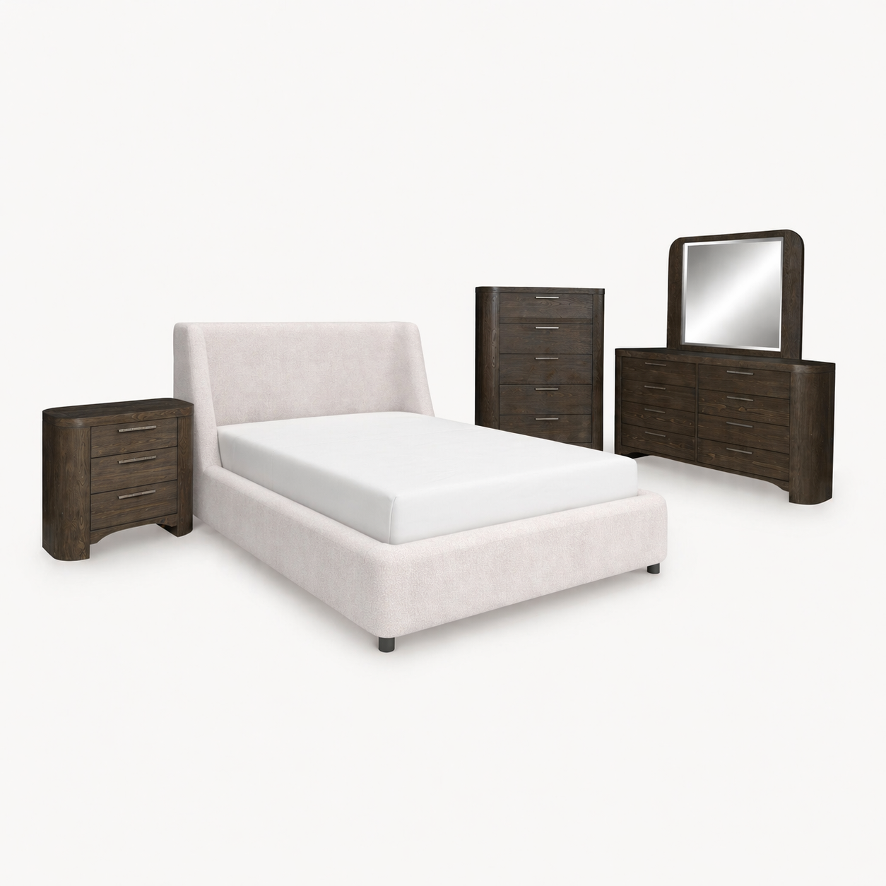 Neo Queen Upholstered Bedroom Set