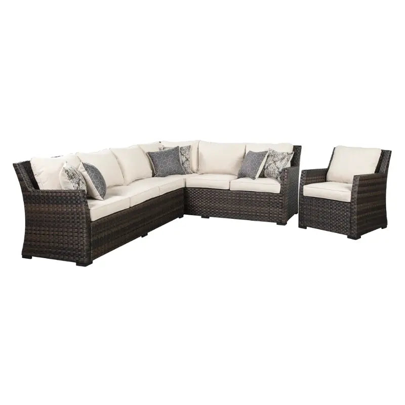 Easy Isle 3-Piece Sofa Sectional/Chair with Cushion