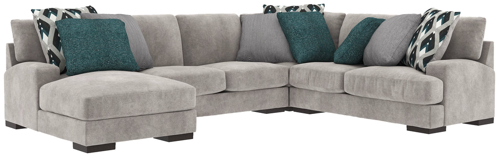Bardarson 4-Piece Sectional with Chaise
