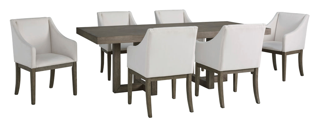 Anibecca Dining Table and 6 Chairs Set