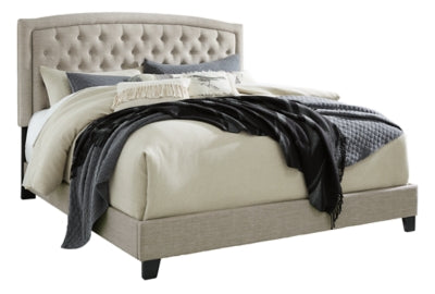 Jerary Queen Upholstered Bed with Roll Slats