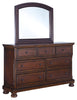 Porter Dresser and Mirror