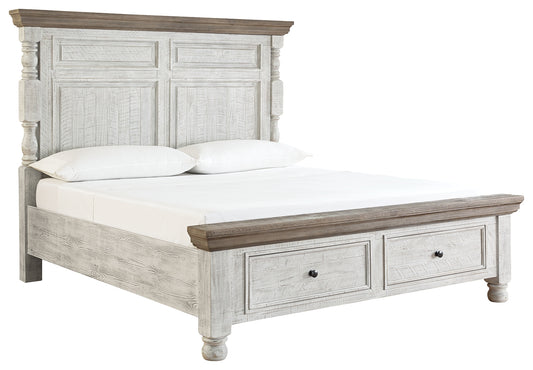 Havalance King Poster Bed with 2 Storage Drawers