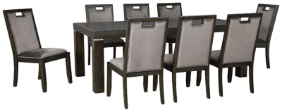 Hyndell Dining Table and 8 Chairs