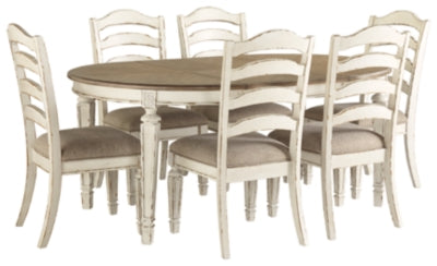 Realyn Dining Table and 6 Chairs