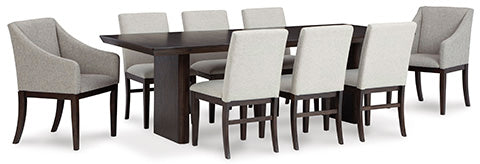 Bruxworth Dining Table and 8 Chairs Set