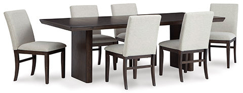 Bruxworth Dining Table and 6 Chairs Set