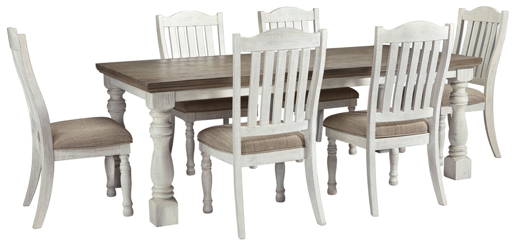 Havalance Dining Table and 6 Chairs