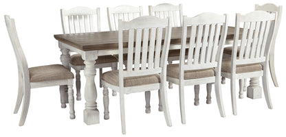 Havalance Dining Table and 8 Chairs