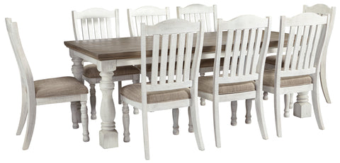 Havalance Dining Table and 8 Chairs