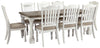 Havalance Dining Table and 8 Chairs