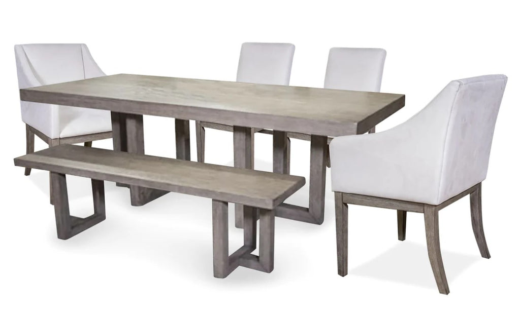 Anibecca Dining Table, 4 Chairs and Bench Set