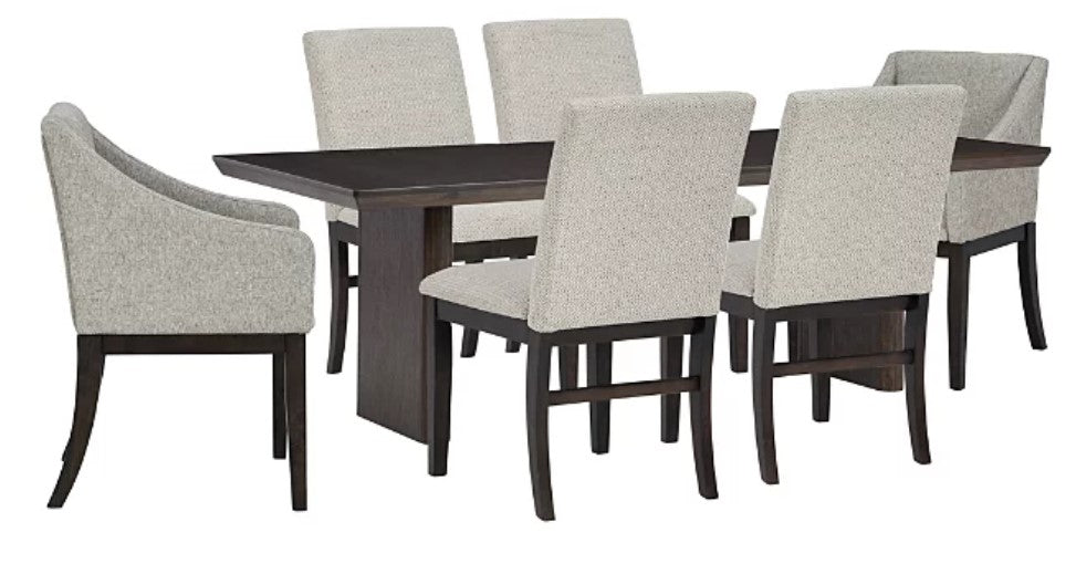 Bruxworth Dining Table and 6 Chairs Set